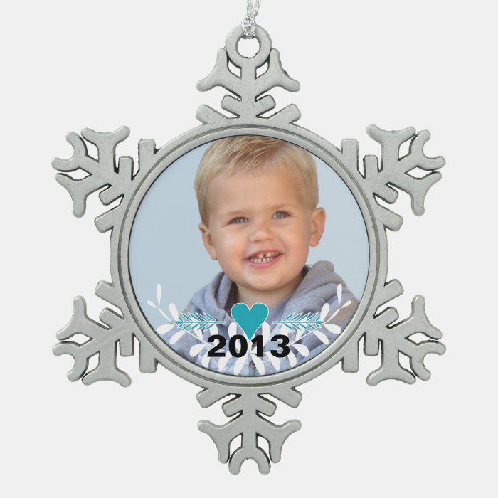 Personalized Photo Retro Garland Child's Photo Ornaments