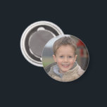 Personalized Photo Round Magnet<br><div class="desc">Awesome photo magnet,  just add your favorite image.</div>