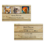 Personalized Photo Rustic Wood Business Card Personalized Photo Rustic Wood Business Card