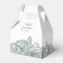 Personalized Photo Sage Green Flowers Nice Wedding