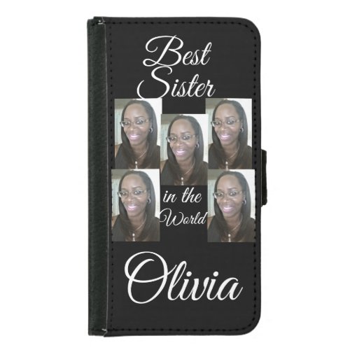 PERSONALIZED PHOTO   SAMSUNG GALAXY S5 WALLET CASE