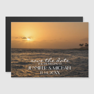 Personalized Photo Save the Date Magnetic Invitation