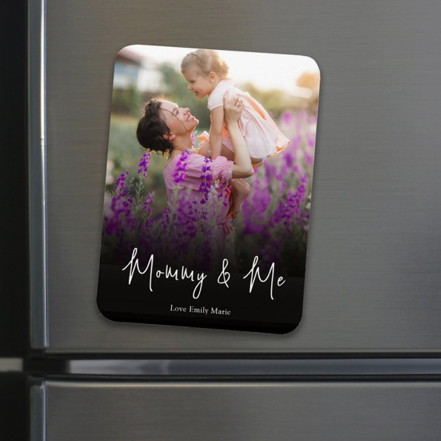 Personalized Photo Simple Mommy and Me Custom Magnet (Creator Uploaded)
