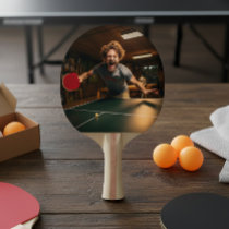 Personalized Photo Sport Gamer Ping Pong Paddle