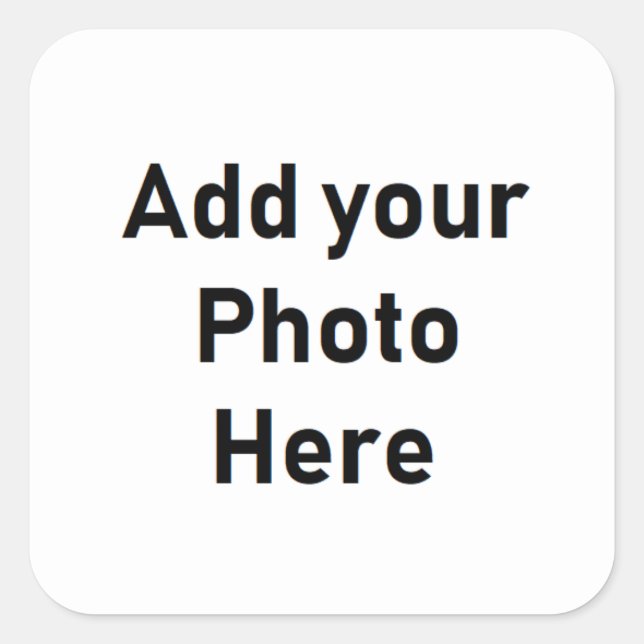 Personalized Photo Stickers (Front)