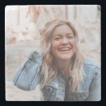 Personalized Photo Stone Coaster<br><div class="desc">Personalized photo stone coaster, put your own custom personalized pictures. Easily upload your images and create your own. Sample photos used are for illustration purposes only. PHOTOS ARE NOT INCLUDED.</div>