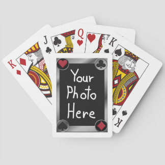 Personalized Photo Suits Poker Playing  Cards
