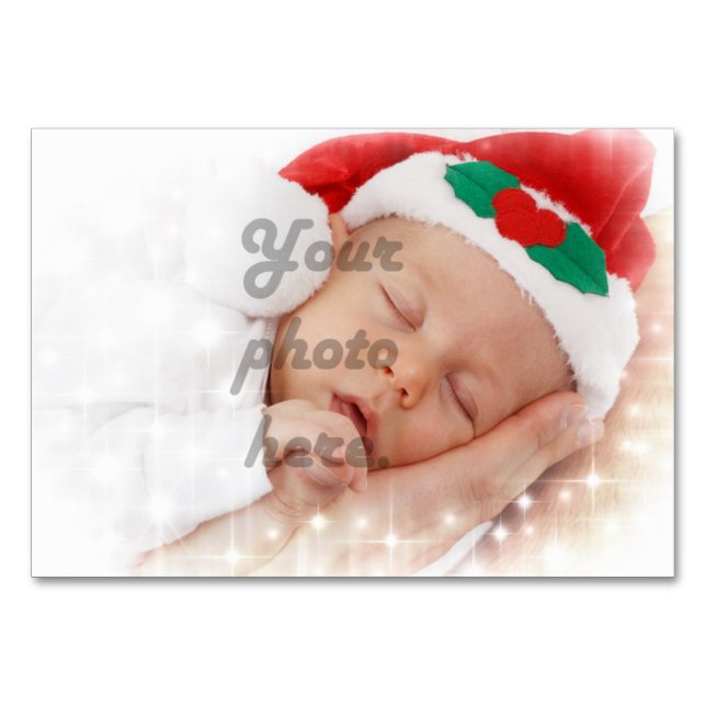 Personalized photo table number (Front)