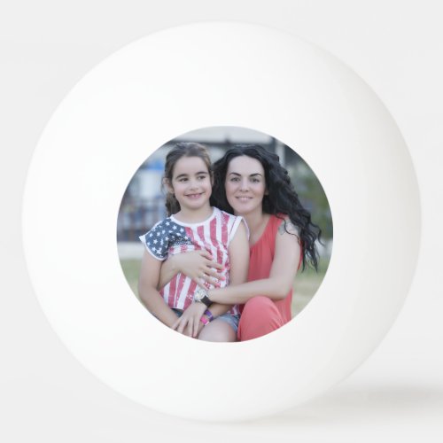 Personalized photo table tennis ping pong ball