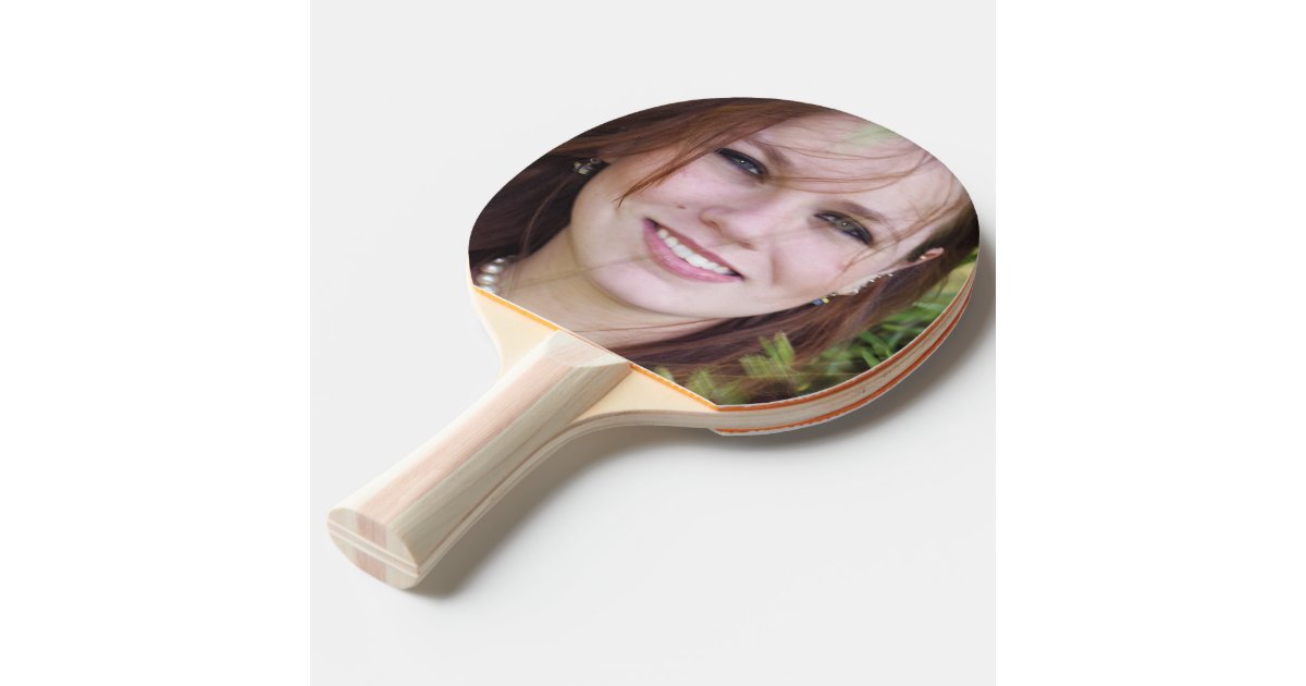 Personalised Paddle Racket Personalized photo table tennis racket Ping-Pong paddle | Zazzle