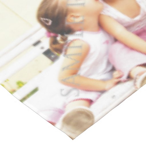 Personalized photo tablecloth. Make your own Tablecloth Zazzle