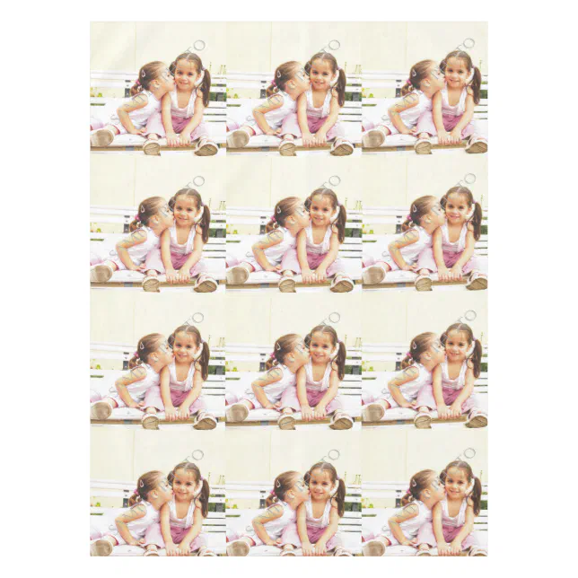 Personalized photo tablecloth. Make your own Tablecloth Zazzle