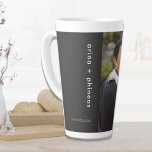 Personalized Photo Tall Latte Mug<br><div class="desc">Custom personalized photo tall latte mug with name and custom text. Just upload your own photo to create a special gift.</div>