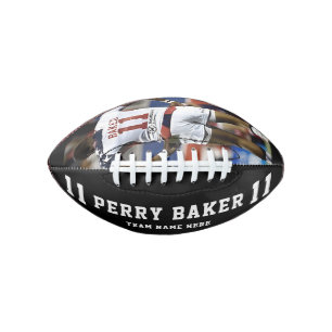 Personalized Photo Team Player Sports Mini Football