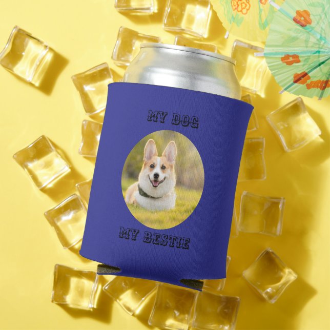 Personalized Photo Template for My Dog - My Best Can Cooler (In Situ Summer)