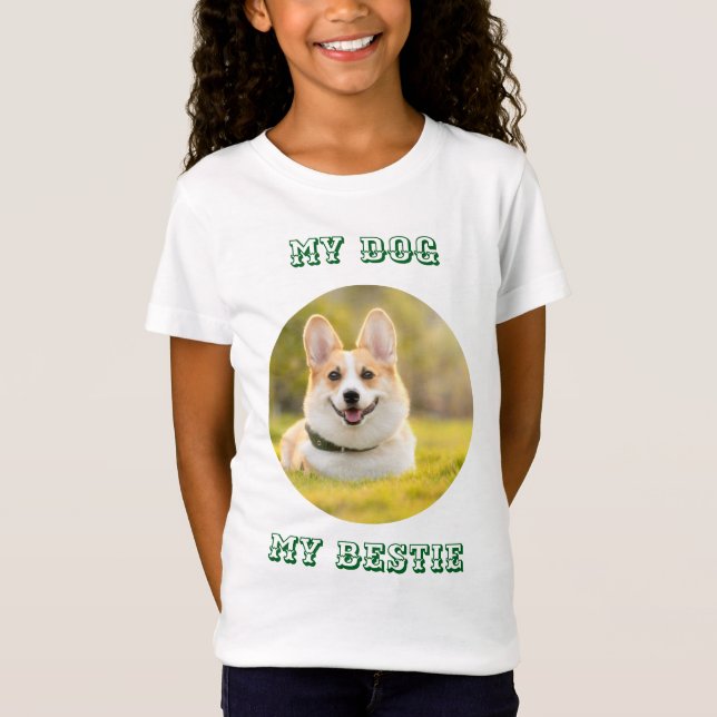 Personalized Photo Template for My Dog - My Best T-Shirt (Front)