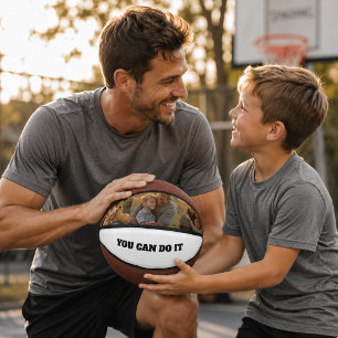 Personalized Photo & Text Mini Basketball