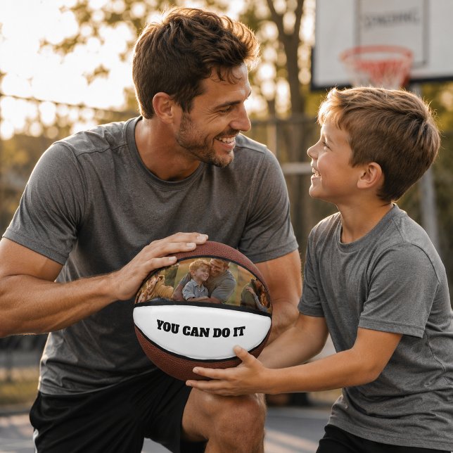 Personalized Photo & Text Mini Basketball (Creator Uploaded)