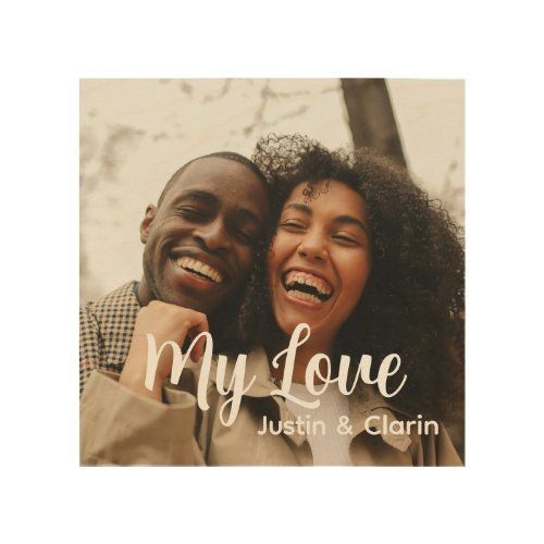 personalized Photo&text Wood Wall Art