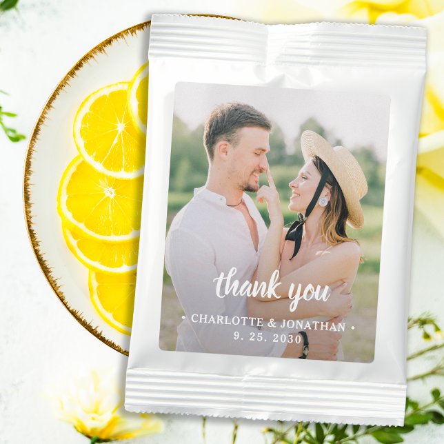 Personalized Photo Thank You Engagement Wedding Lemonade Drink Mix (Creator Uploaded)