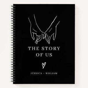 Personalized Photo The Story of Us Couple Journal