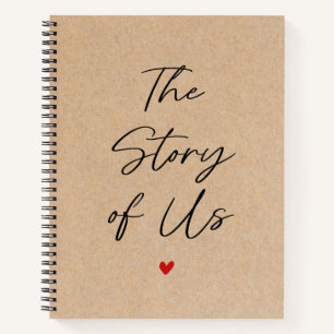 Personalized Photo The Story of Us Couple Journal