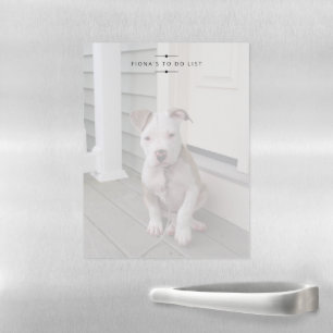 Personalized Photo To Do List Magnetic Dry Erase Sheet