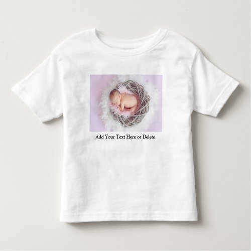 Personalized Photo Toddler Baby Gift  Toddler T_shirt