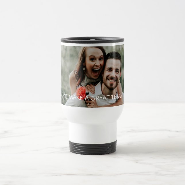 Personalized Photo Travel Mug (Center)