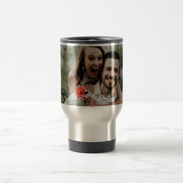Personalized Photo Travel Mug (Center)
