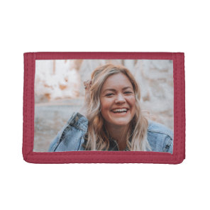 Personalized Photo Tri-fold Wallet