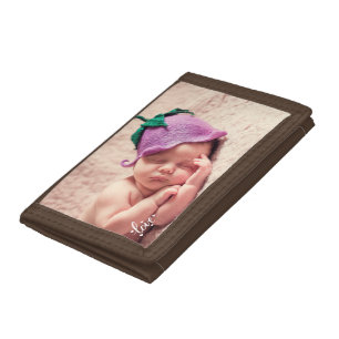 Personalized Photo Trifold Wallet