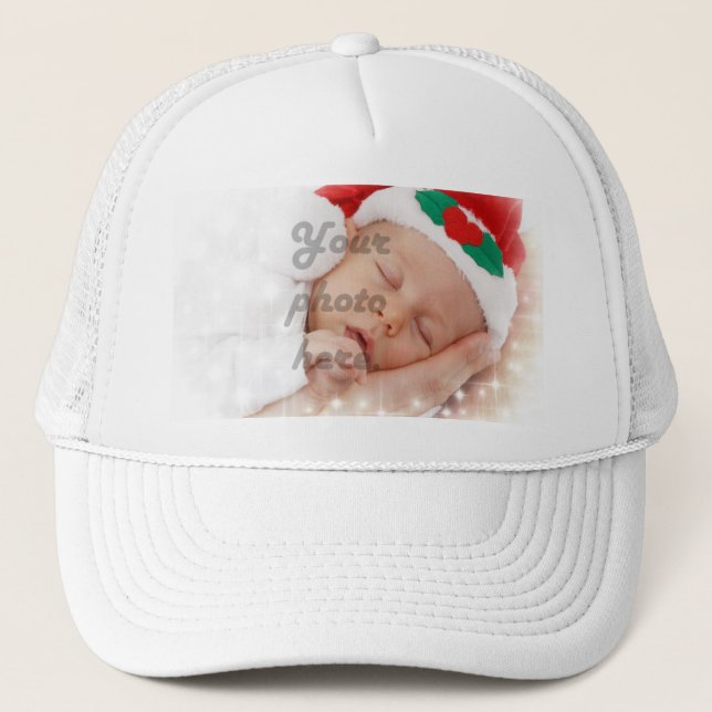 Personalized photo trucker hat (Front)
