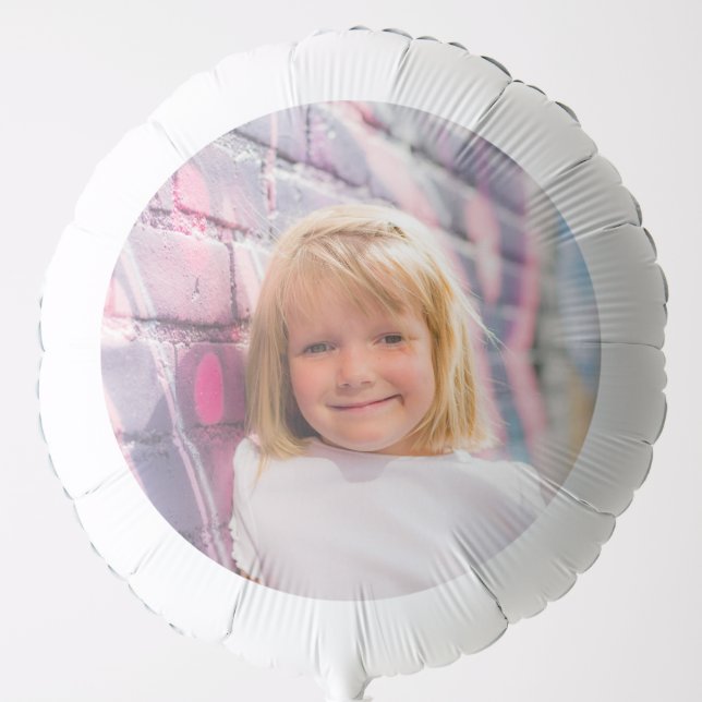 Personalized Photo Upload Design Your Own Picture Balloon (Front)
