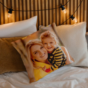 Personalized Photo Upload Your Own Design Throw Pillow