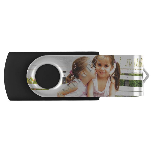Personalized photo USB flash drive! Make your own Flash Drive (Front)