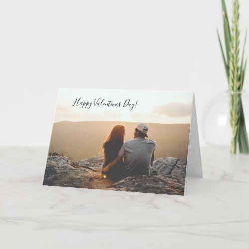 Personalized Photo Valentines Day Card