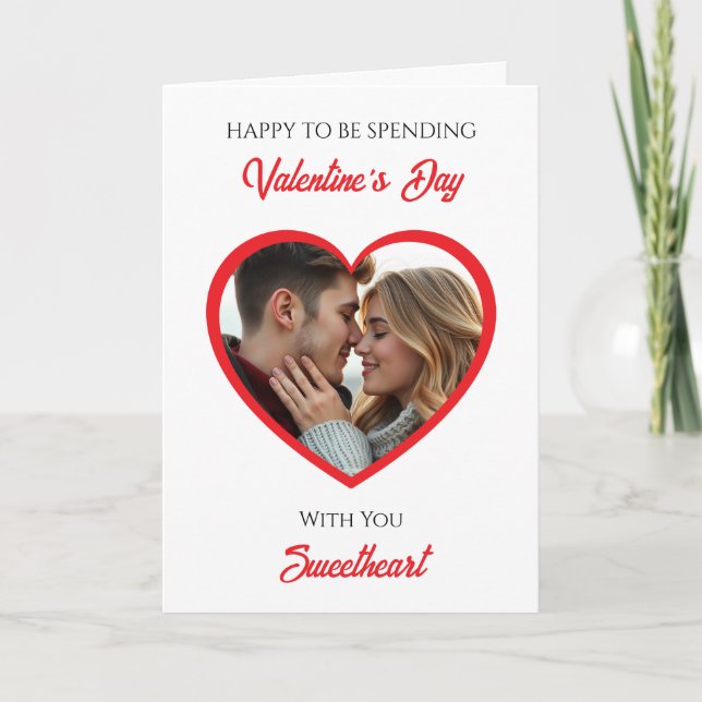 Personalized Photo Valentine's Day | My Favorite  Card (Front)