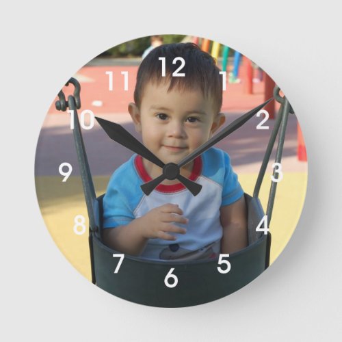 Personalized Photo Wall Clock