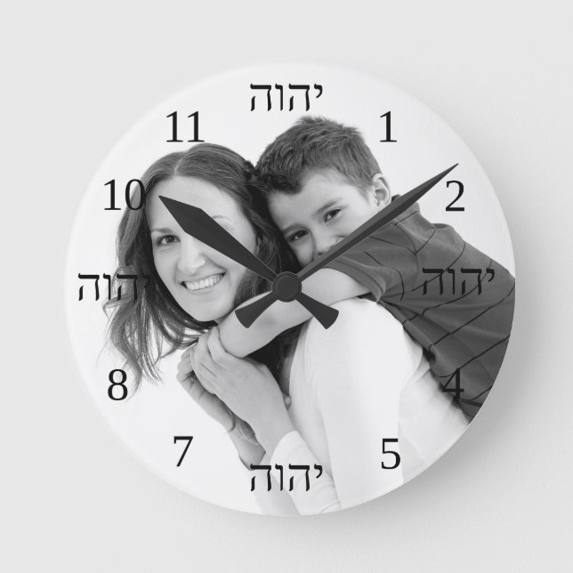 Personalized photo wall clock request (Front)