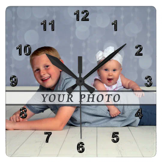 Personalized Photo Wall Clock
