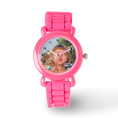 Personalized photo watch Make your own Watch