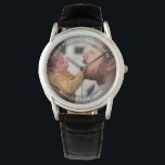 Personalized Photo Watch With Custom Text<br><div class="desc">Personalize this watch with your own photo from Instagram,  your computer or phone,  and a personal message. If you need any help customizing this,  please message me using the button below and I'll be happy to help.</div>