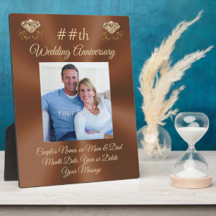 Personalized Photo, Wedding Anniversary Plaque