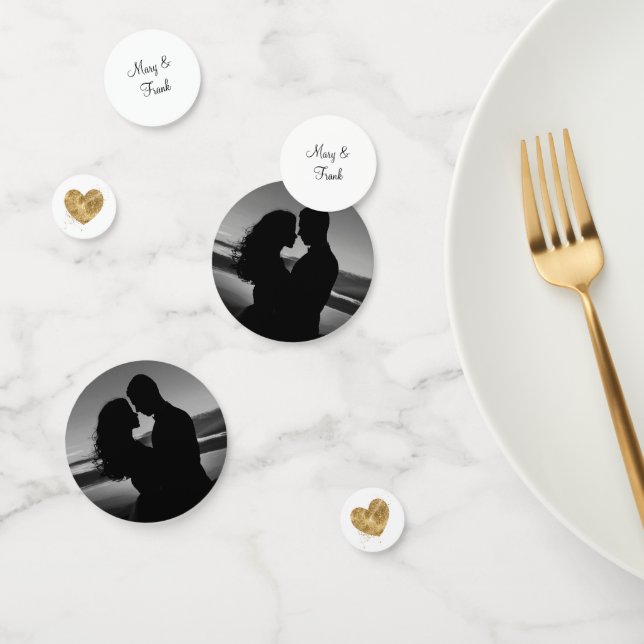 Personalized Photo Wedding Confetti (Group)