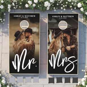 Personalized Photo Wedding Cornhole Set
