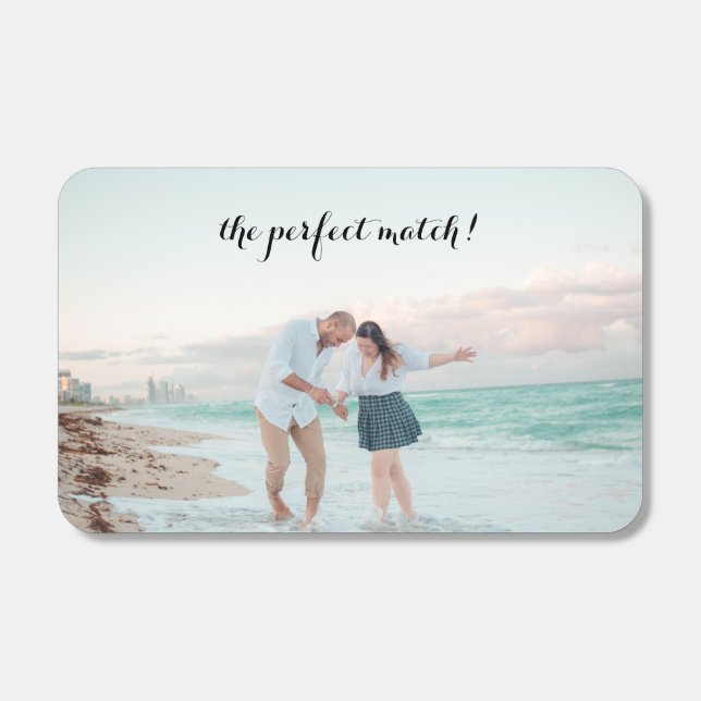 personalized photo wedding couple perfect match (Front)