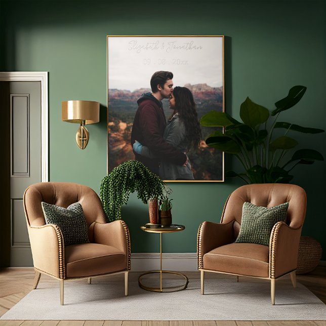 Personalized Photo Wedding Event Foil Prints (Creator Uploaded)