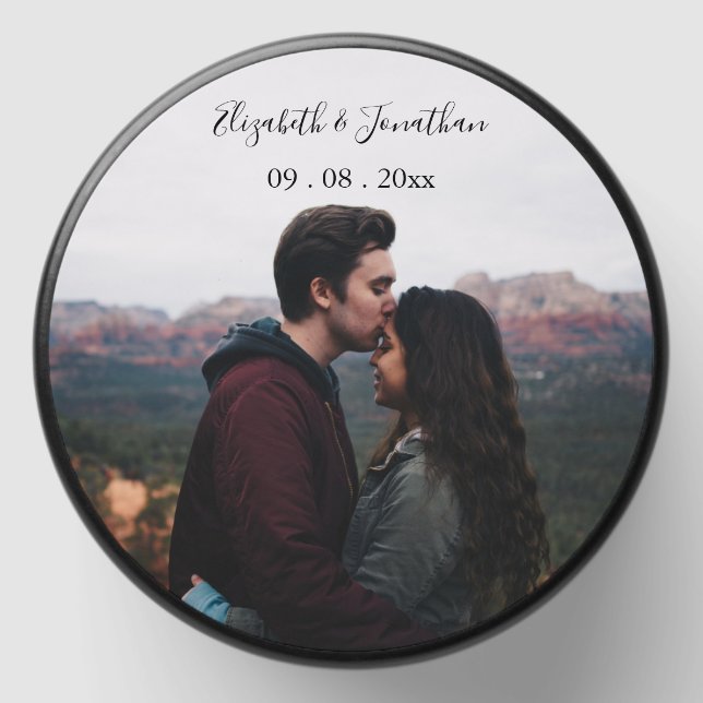 Personalized Photo Wedding Event Mini Candle Favors (Front)