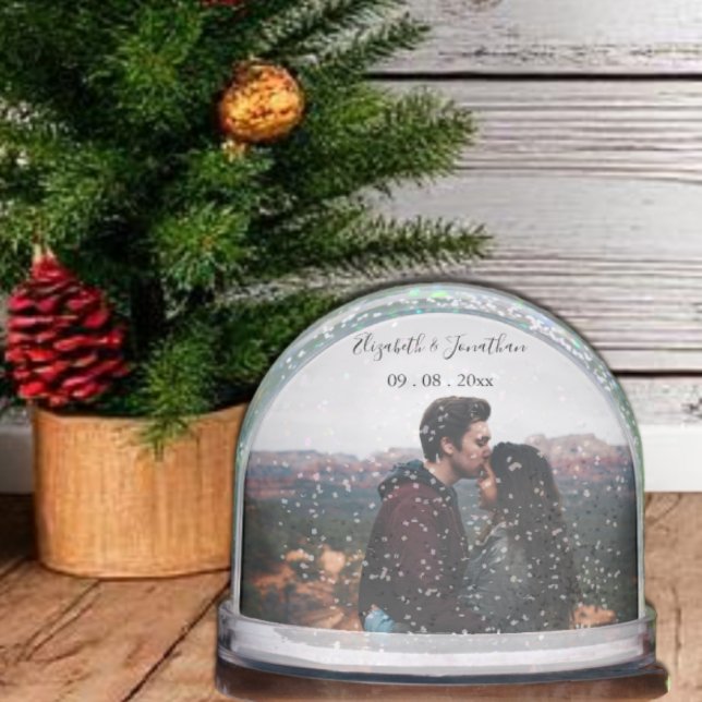 Personalized Photo Wedding Event Snow Globe (Creator Uploaded)